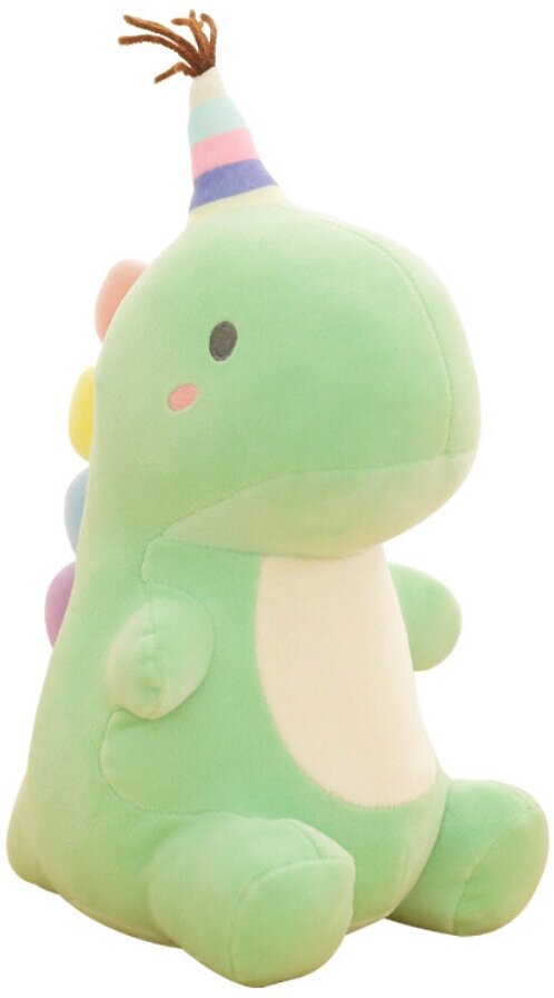Динозаврик плюшевый зеленый дракончик 26 см антистресс мягкая игрушка
