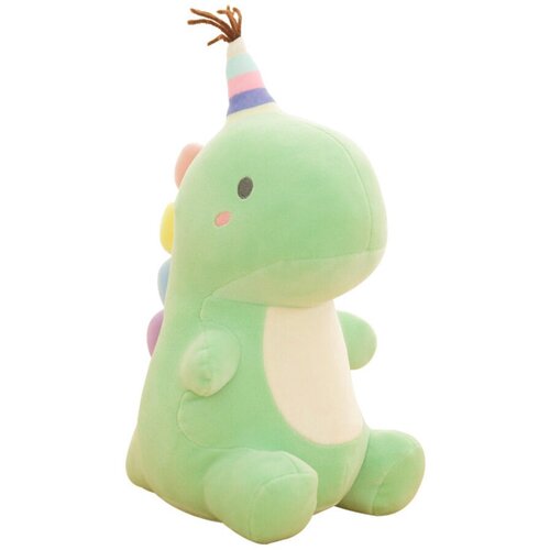 Динозаврик плюшевый зеленый дракончик 37 см антистресс мягкая игрушка