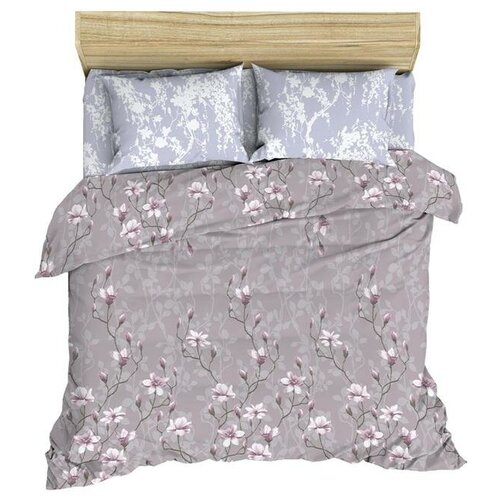 фото Евро комплект постельного белья василиса нежная магнолия из бязи, наволочки 70х70, 70083/1, 213541