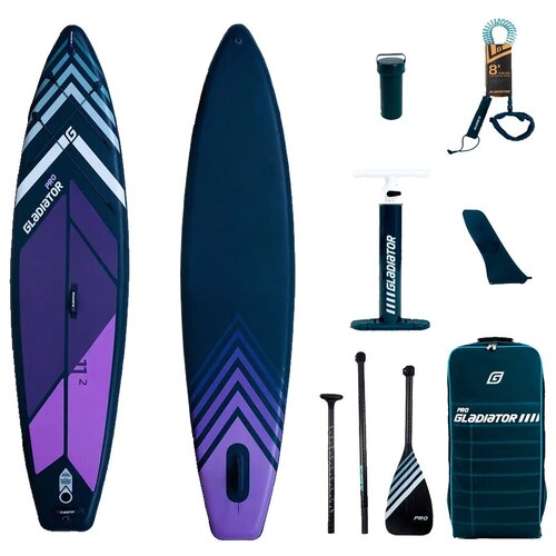 Cап борд надувной двухслойный Gladiator PRO 11'2 / Sup board, сапборд, доска для сап серфинга