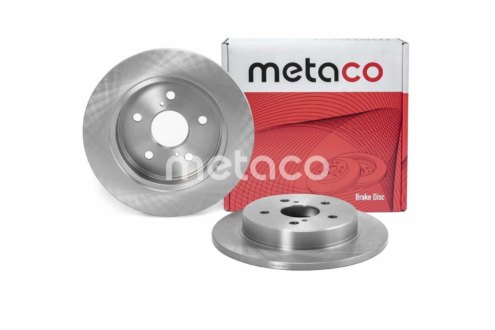 Диск тормозной задний Metaco 3060-274