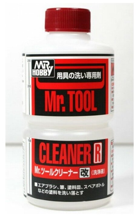 Gunze Sangyo Mr. Hobby Жидкость для очистки аэрографа Mr. Tool CLEANER 250 мл