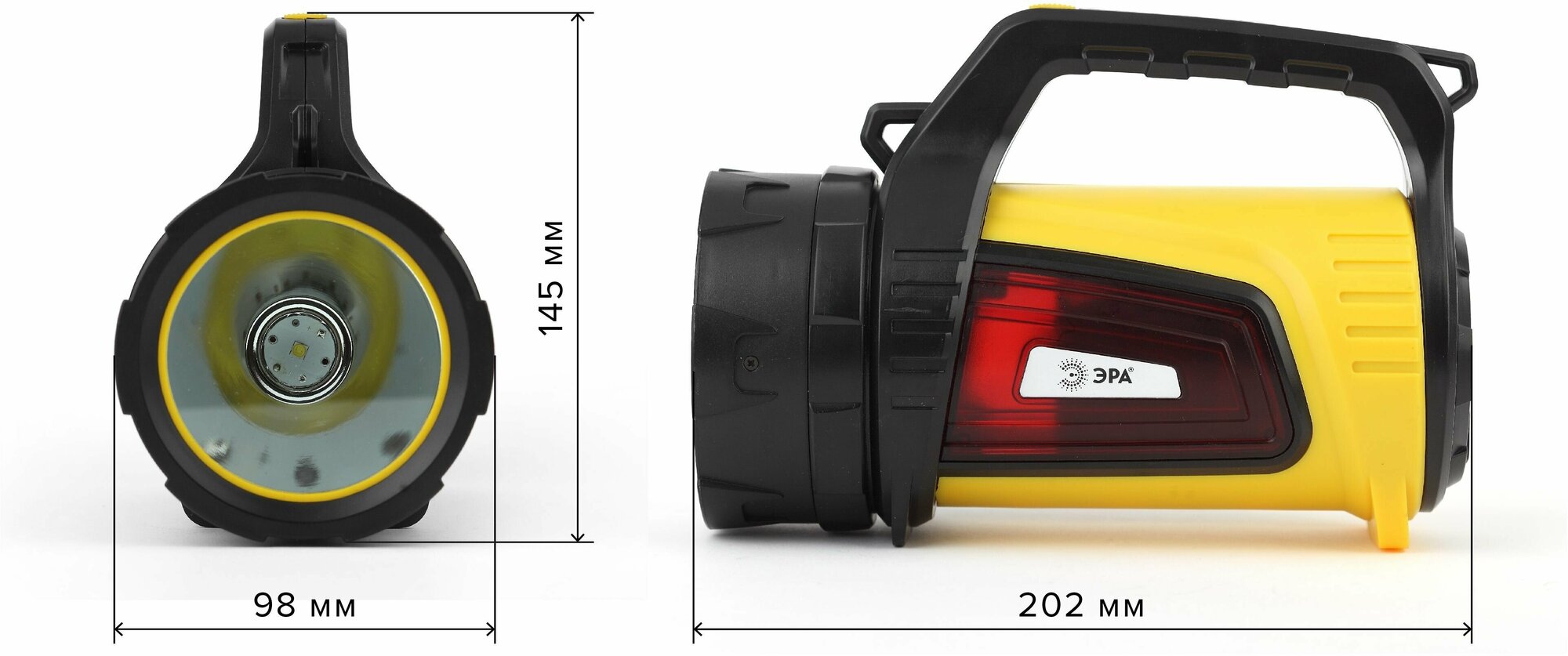 Аккумуляторный фонарь ЭРА PA-701, желтый / черный, 5Вт [б0033763] - фото №8