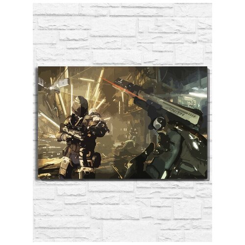 Картина по номерам на холсте игра Deus Ex Mankind Divided (PS, Xbox, PC, Switch) - 9821 Г 30x40 картина по номерам набор для раскрашивания на холсте игра deus ex mankind divided 9821 г 30x40