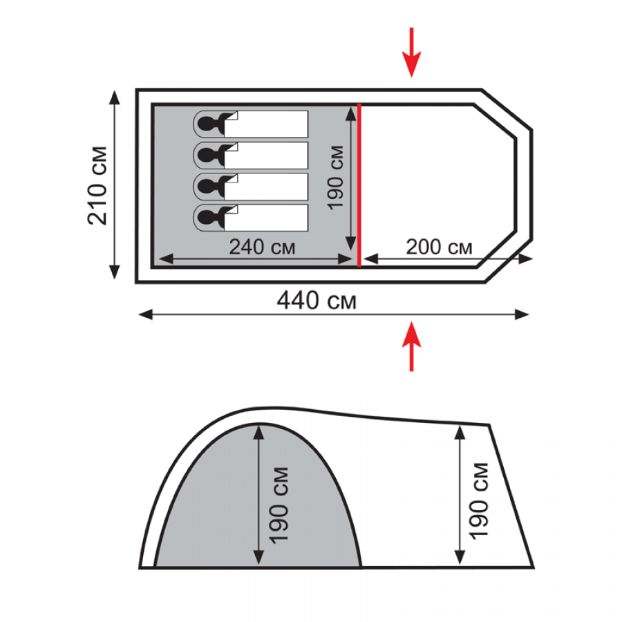 фото Палатка Totem Catawba 4 V2