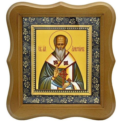 Аристарх Апамейский, Апостол от 70-ти, епископ. Икона на холсте. апостол от 70 ти аристарх апамейский икона в рамке 8 9 5 см