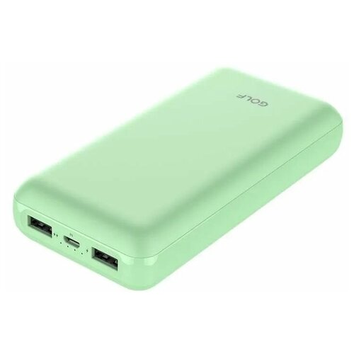 GOLF G57 Powerbank 20000 mah Кабель Micro usb In Micro usb Out USB 1 А 21A Green 126400₽
