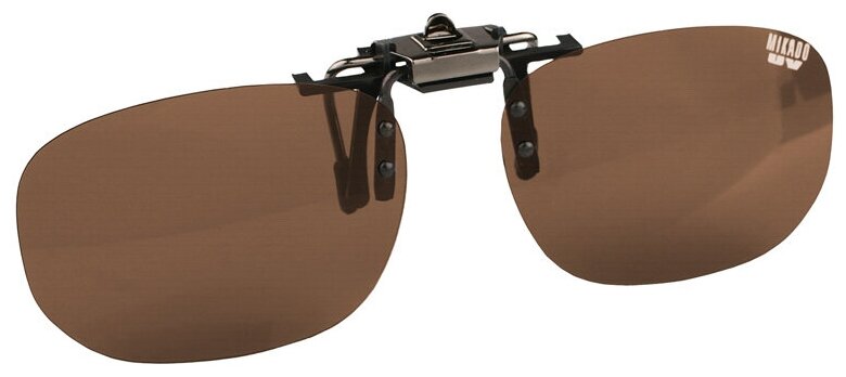 Насадка на очки поляризационная Mikado CPON-BR (коричневые линзы) AMO-CPON-BR
