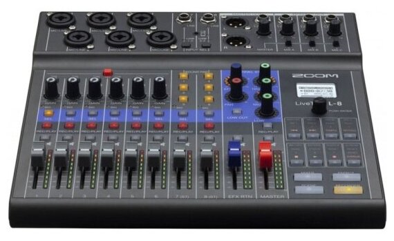 Цифровая микшерская консоль Zoom Livetrak L-8