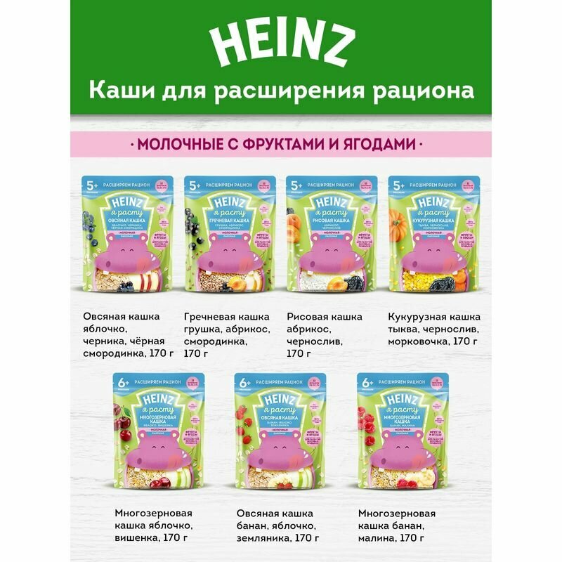 Каша Heinz молочная гречневая с черносливом с 4 месяцев 200 г 1 шт - фото №19