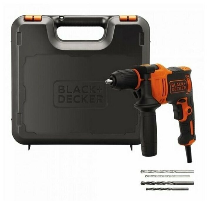 Дрель ударная BLACK & DECKER BEH710K-QS