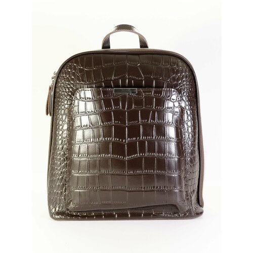 фото Рюкзак bagstory, натуральная кожа, коричневый