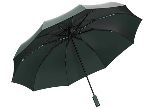 Складной зонт автомат Xiaomi Zuodu Full Automatic Umbrella Led, Зеленый