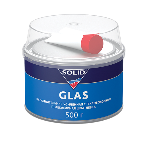 Шпатлевка SOLID GLASS со стекловолокном 0,5кг, шт