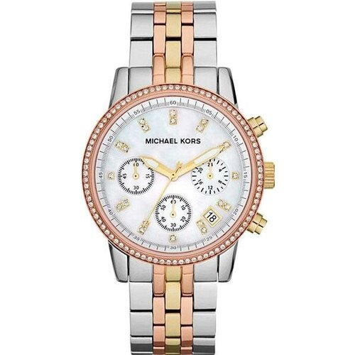 Наручные часы MICHAEL KORS Chrono, золотой, белый