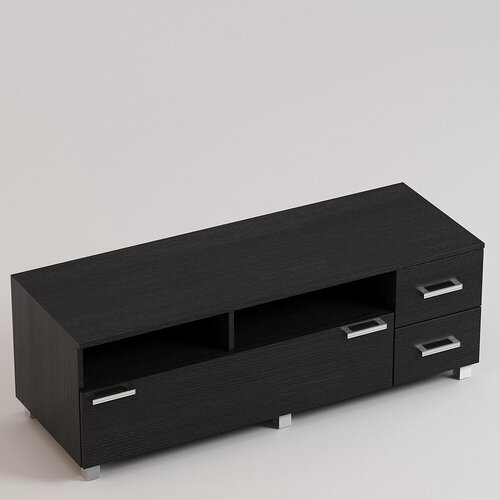 Изображение товара Тумба под телевизор "Колизей мебель" МТВ венге (ШхГхВ) (1300х400х500)мм, 2 ящика