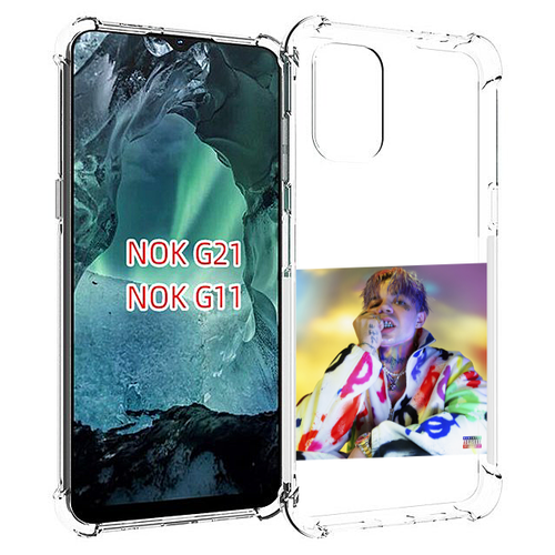 Чехол MyPads Sayonara Boy Oраl Элджей для Nokia G11 / G21 задняя-панель-накладка-бампер