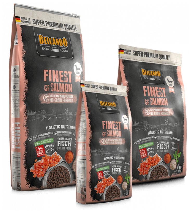 Сухой корм Belcando Finest Grain Free Salmon для собак - Вес 4 кг