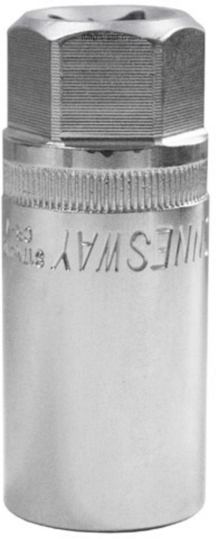 JONNESWAY S17M4116 Торцевая головка свечная c магнитным держателем 12 DR 16 мм