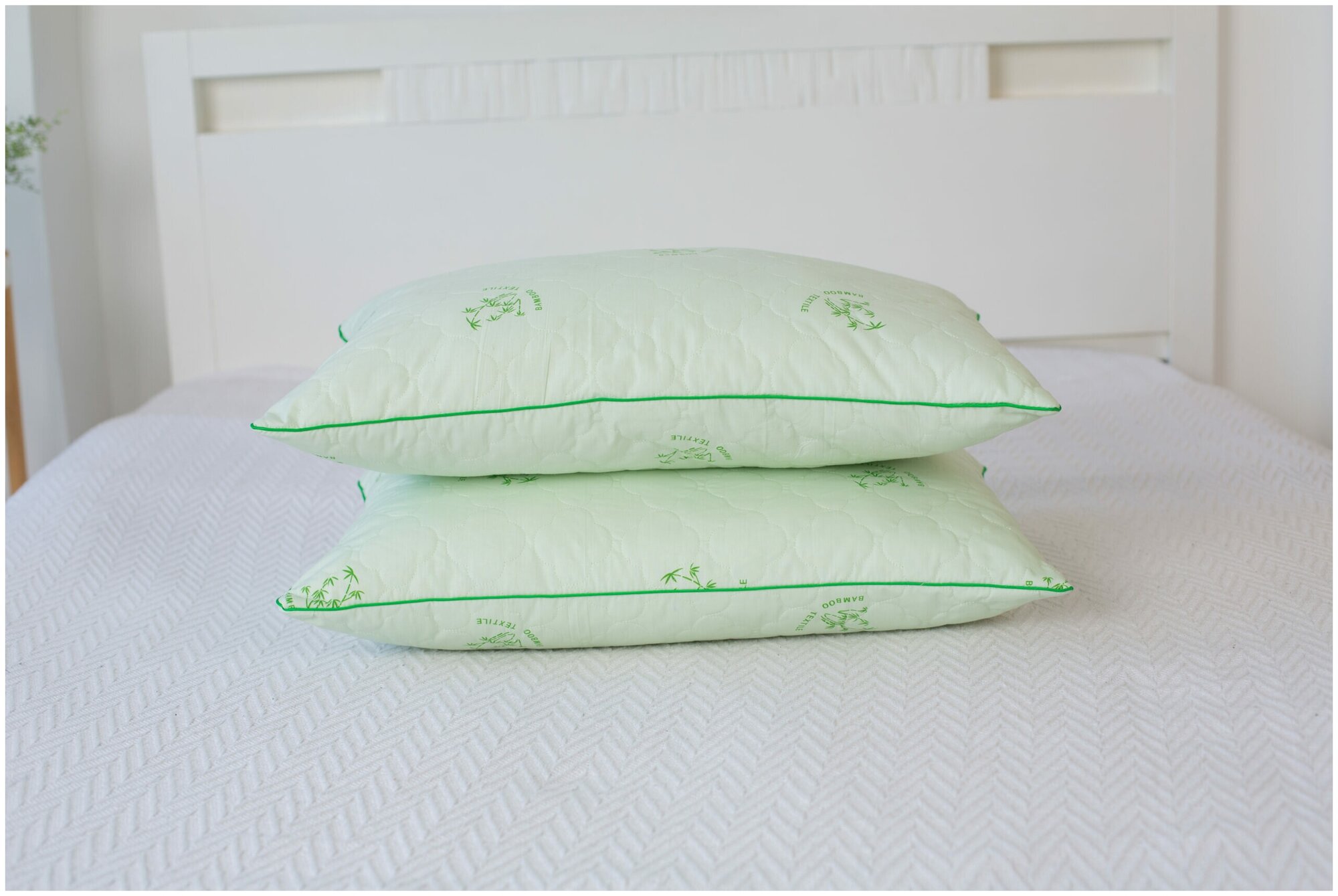 Подушка "Бамбук" материал бамбуковое волокно, для хорошего сна, мягкая ткань ,постельное бельё ,Размеры 70х70 - фотография № 2