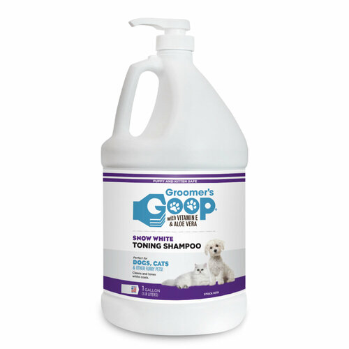 GROOMER'S GOOP отбеливающий тонирующий шампунь галлон 3,8 л