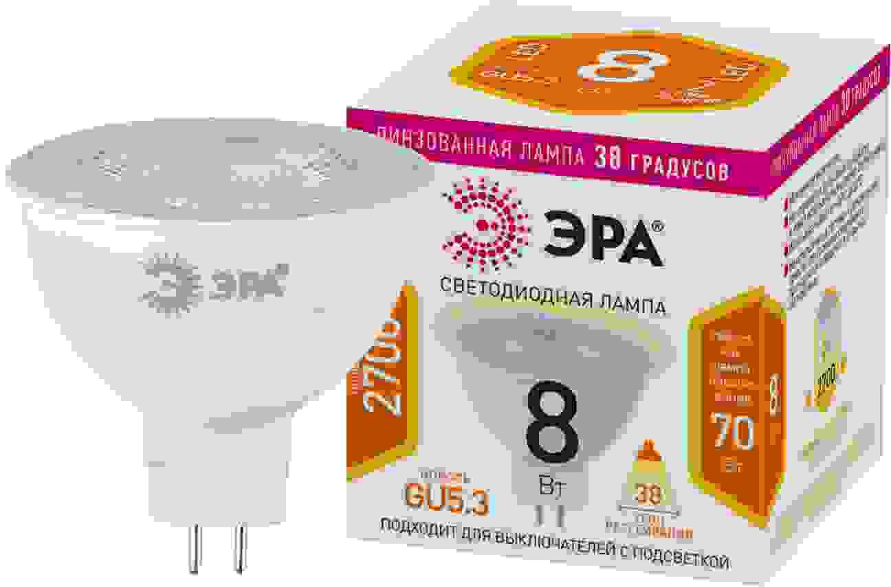 ЭРА LED MR16-8W-827-GU5.3 (диод, софит, 8Вт, тепл, GU5.3) - фотография № 13