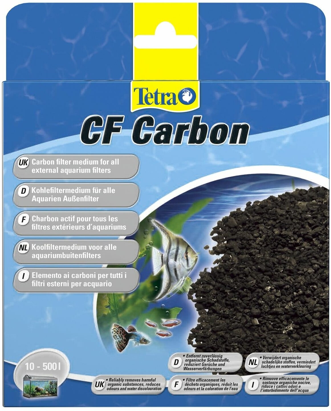 Tetra CF Carbon угольный наполнитель для внешних фильтров 2х100 г, 800 мл
