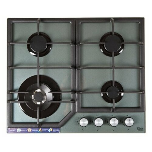 Поверхность газовая making OASIS everywhere P-GGT F серый стекло чугун гк 1712600₽