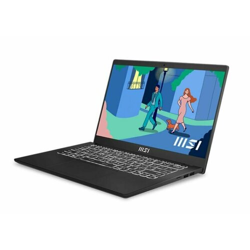 Ультрабук MSI Modern 14 14 1920x1080 IPS Intel Core i5-1235U 10 ядер RAM 8Gb SSD 512Gb Windows 11 черный русская клавиатура с подсветкой 5599000₽