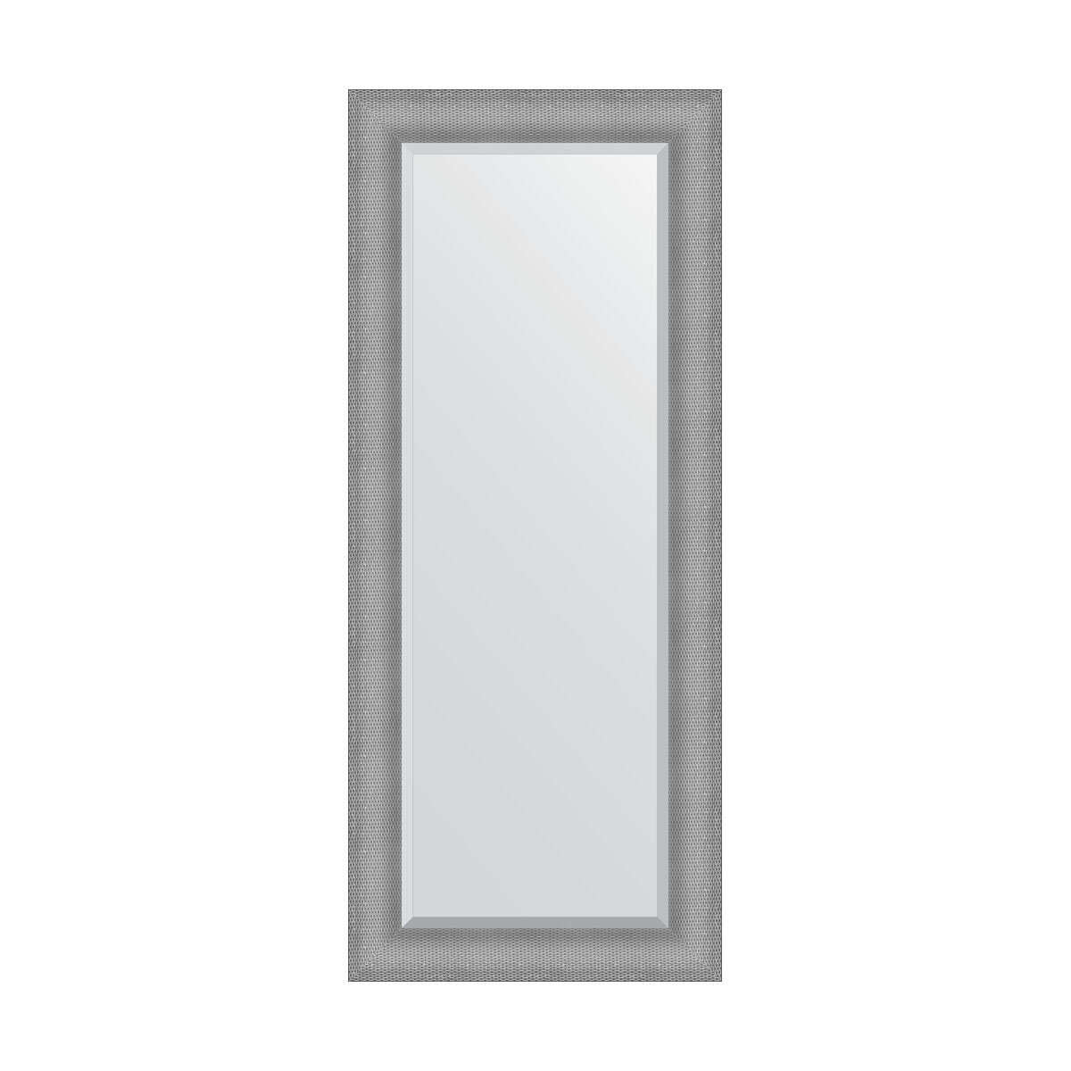 Зеркало в раме 62x147см Evoform серебряная кольчуга - фото №1