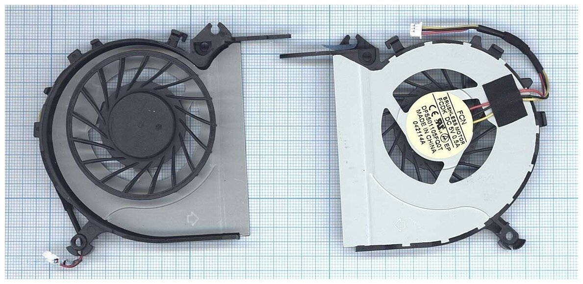 Вентилятор (кулер) для ноутбука Toshiba AD05B (3-pin)