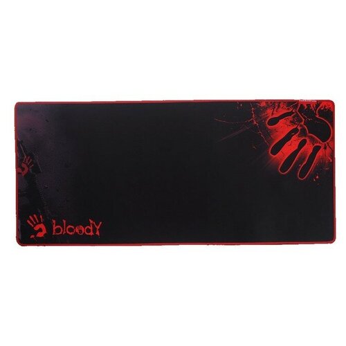 коврик для мыши a4tech bloody b 087s черный рисунок Коврик для мыши A4Tech Bloody B-087S XL, черный с рисунком, резиновая основа