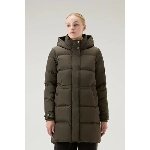 Парка Woolrich, размер S, зеленый