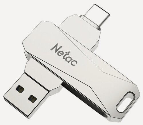 Изображение товара USB флешка Netac U782C 32Gb metal USB 3.0 + TypeC (NT03U782C-032G-30PN)
