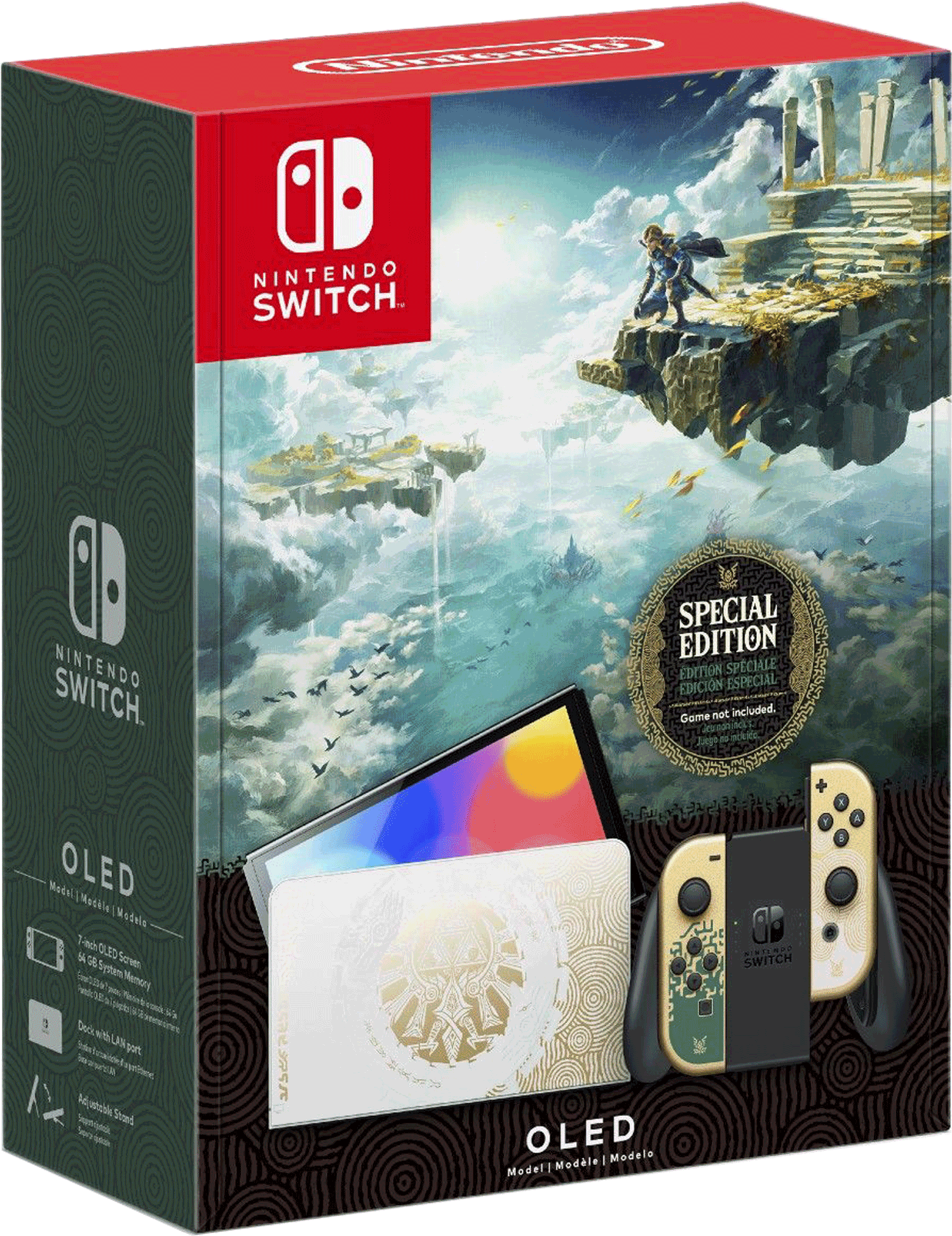 Игровая приставка Nintendo Switch OLED 64 ГБ, The Legend of Zelda: Tears of the Kingdom