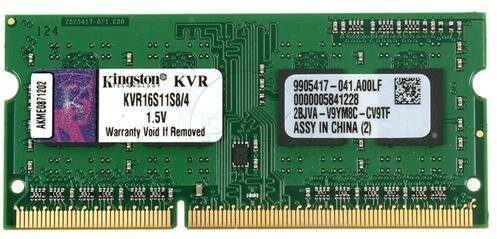 Память для ноутбука DDR3 4GB 1666MHz Kingston PC12800 SODIMM [KVR16S11S8/4]