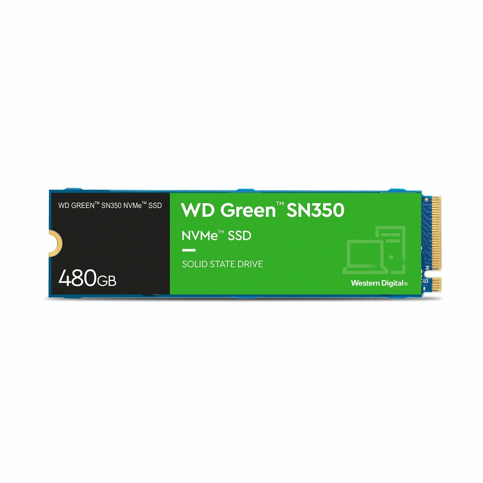 Твердотельный накопитель Western Digital WD Green 480 ГБ M2 WDS480G2G0C