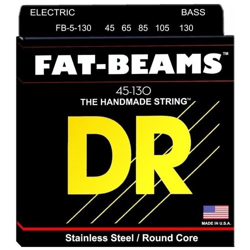 Струны для бас-гитары DR String FB5-130 FAT BEAM dr strings bz 50 bootzillas струны для бас гитары