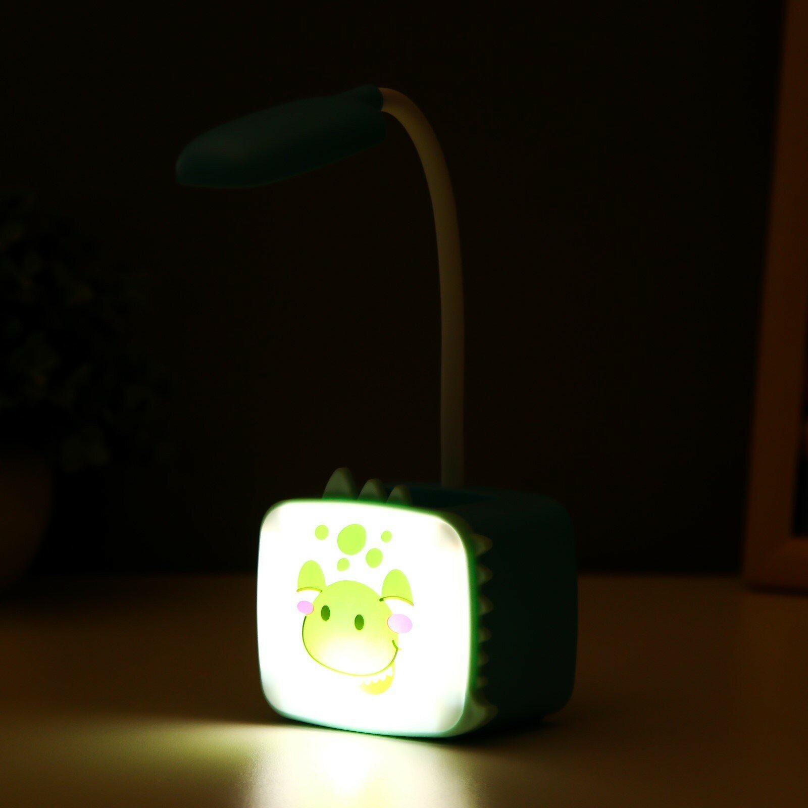 Настольная лампа "Динозаврик" LED 3Вт USB АКБ микс 5,5х8х29 см - фотография № 10