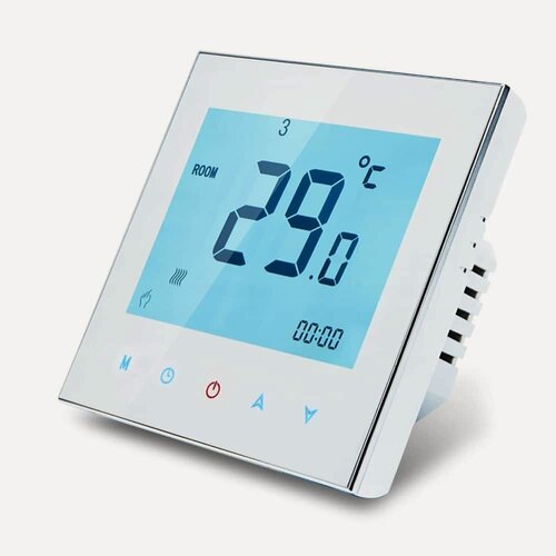 Изображение товара Терморегулятор электронный AC605-W ThermoTop со встроенным и выносным датчиком 3м