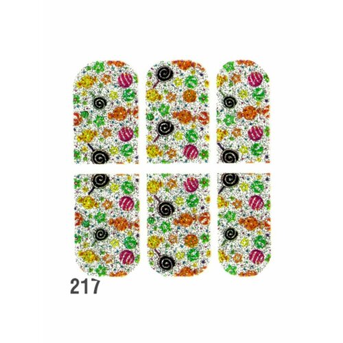 Пленки для ногтей для экспресс-маникюра на клеевой основе Effect Nails, (217), IRISK professional, Д324-01, 4680379144855