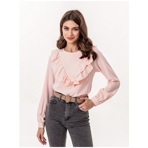 Блуза VIAVILLE, размер 40, розовый блуза размер 40 розовый
