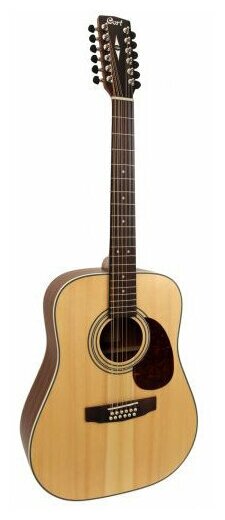 Earth Series Акустическая гитара 12-струнная, цвет натуральный, Cort Earth70-12-OP