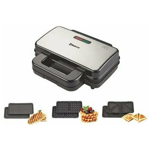 Мультигриль SAKURA SA-7425 3 в 1 черныйсеребристый 402900₽