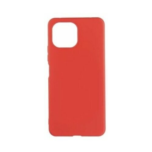 Чехол-накладка LuxCase Protective Case TPU для Xiaomi Mi 11 Lite Красный for xiaomi mi 9 lite case luxury leather retro stand wallet flip cover case for xiaomi mi 9 lite magnetic filp phone case