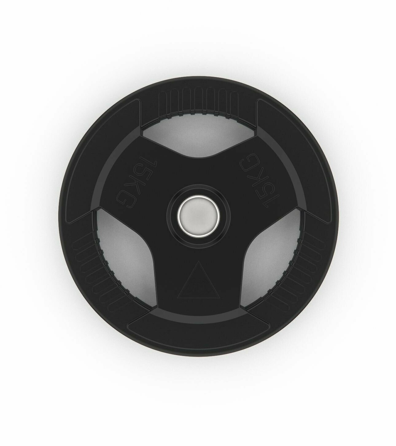 Диск обрезиненный с хватом DFC 15 кг / диаметр 51 мм — фото 1