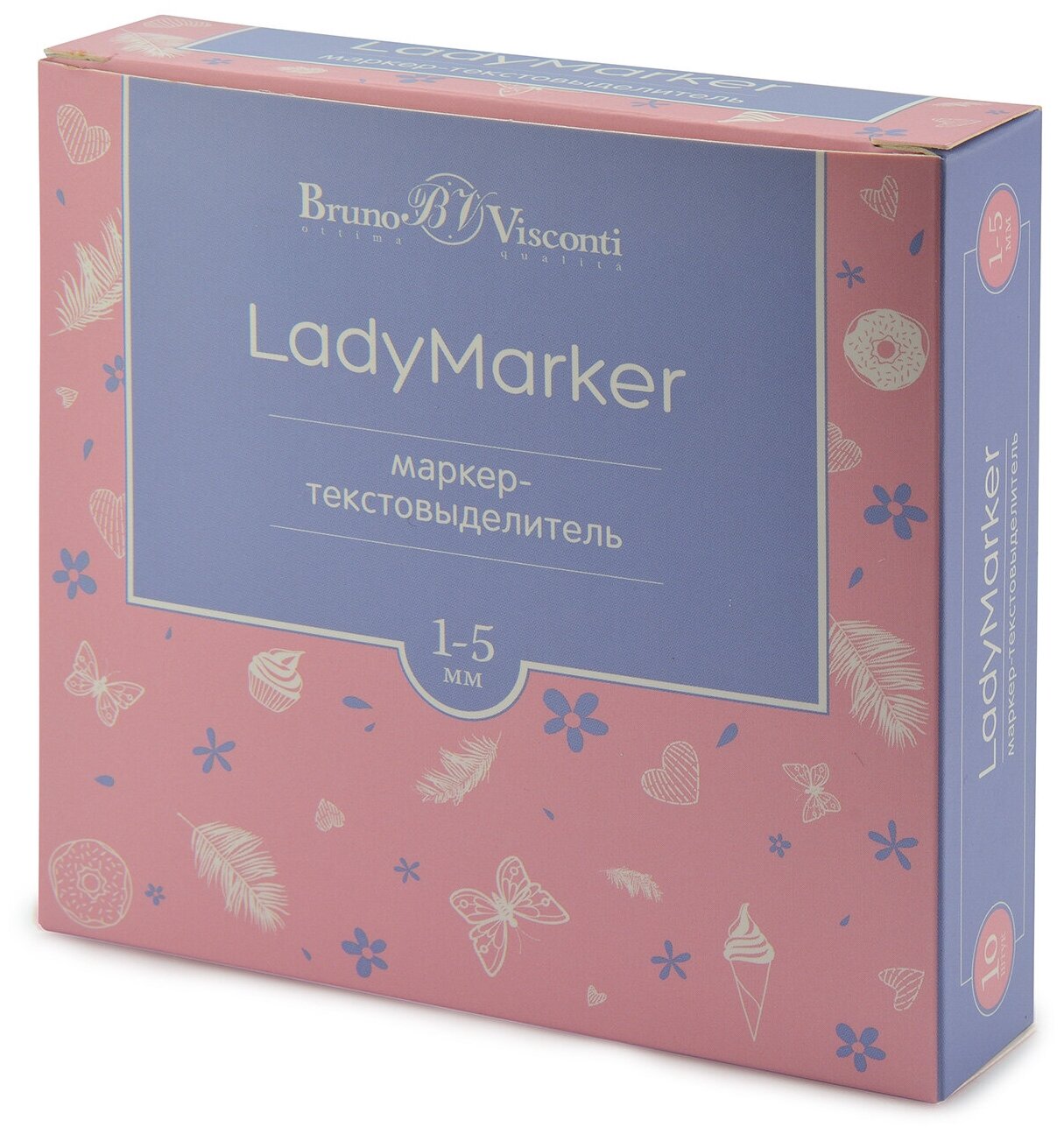 Текстовыделитель LadyMarker, мятный Bruno Visconti - фото №5