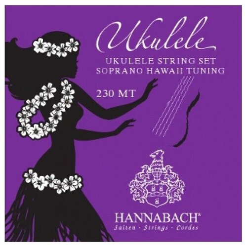 Струны для укулеле сопрано Hannabach 230MT