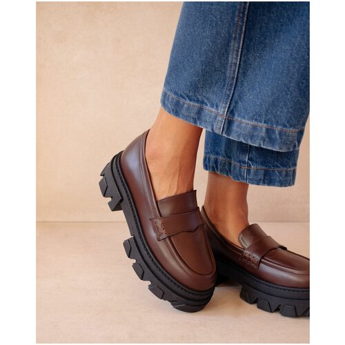 Лоферы на массивной подошве