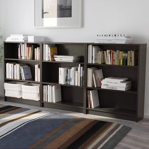 Стеллаж Стоп Мебель Билли 07 размер 240х106х28 Венге 11550₽